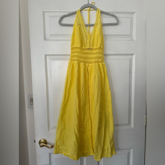 'Arabella' Panel High Split Maxi Dress - Picture 2 of 7